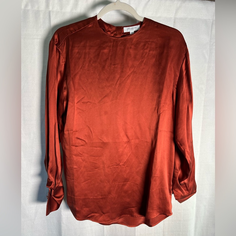Equipment 100% Silk Gorgeous Top- XS‎